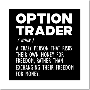 Option Trader Definition b Posters and Art